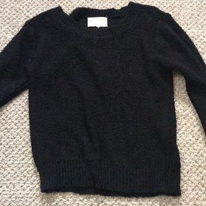 Classic Knit Black Sweater